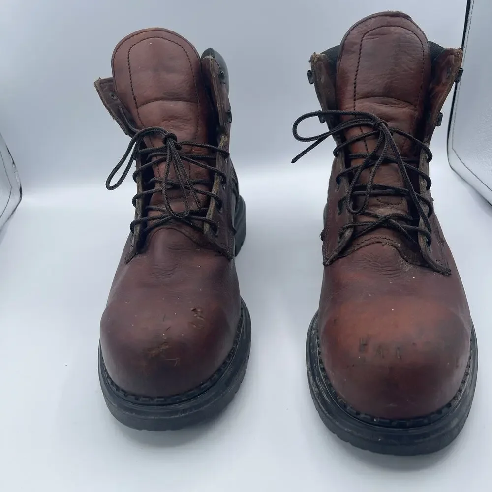 Red Wing Shoes 2226‎ DynaForce Steel Toe Work Boots Size 13 E Brown USA Safety